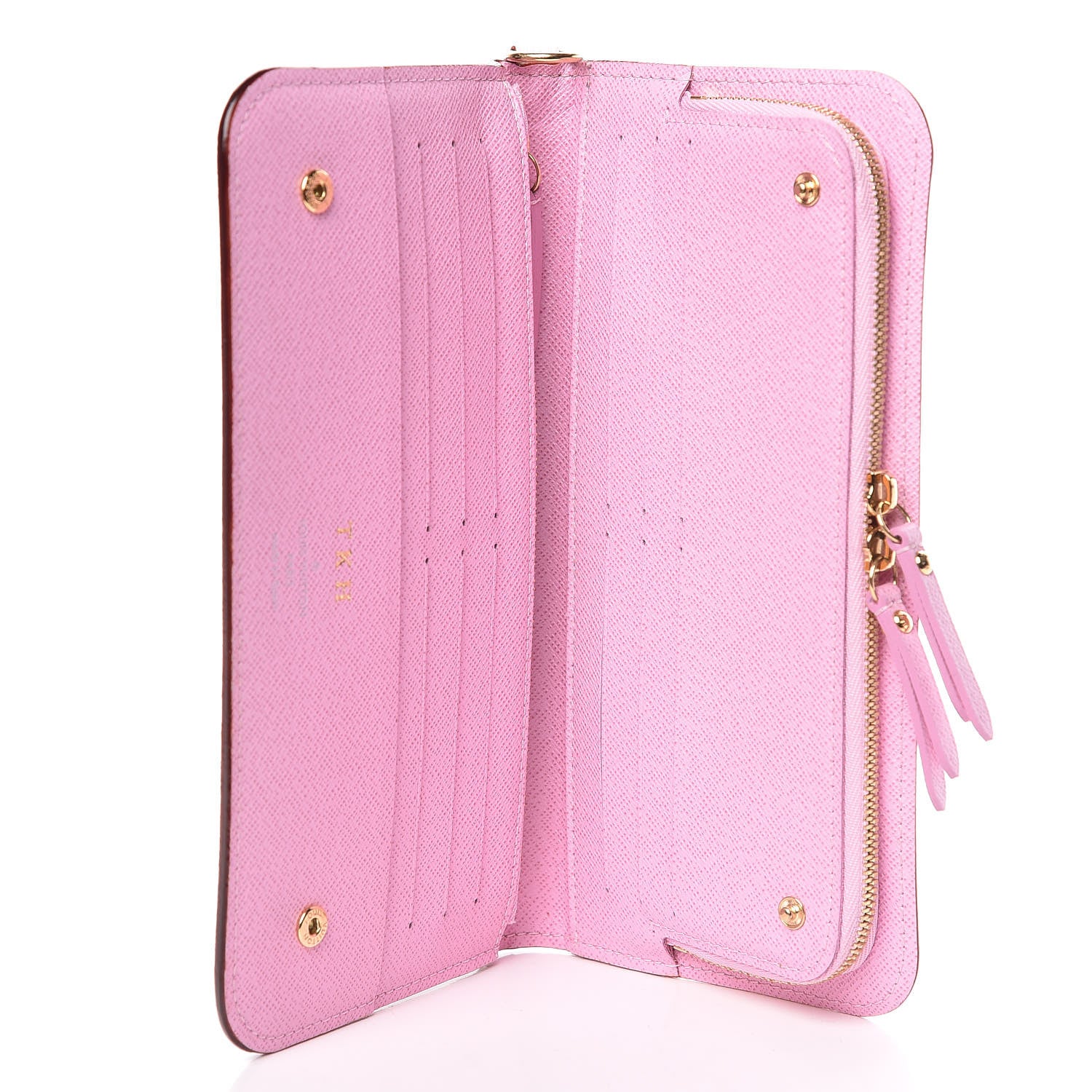 Louis Vuitton Monogram Multicolor Insolite Wallet White Litchi 5 of 9
