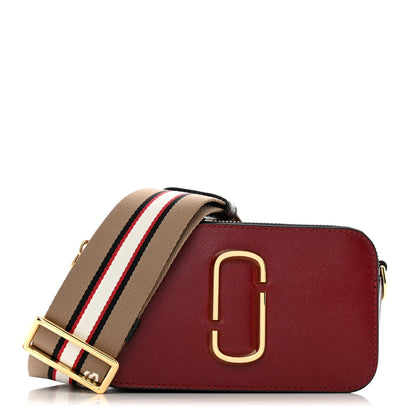 Marc Jacobs Saffiano Small Snapshot Camera Bag Cranberry Multicolor 1 of 13