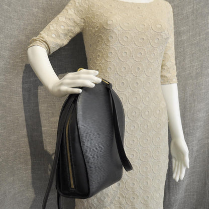 Louis Vuitton Epi Mabillon Backpack Black 2 of 9