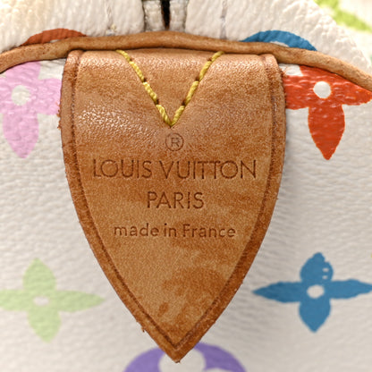 Louis Vuitton Monogram Multicolor Speedy 30 White 6 of 16