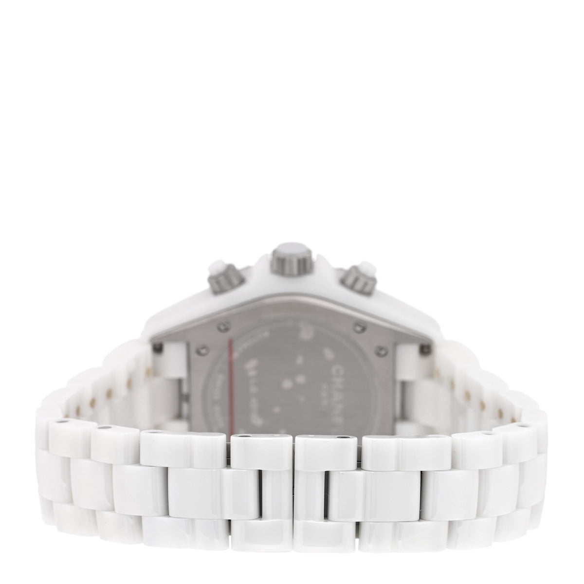 Stainless Steel Ceramic 41mm J12 Chronograph Automatic Watch White