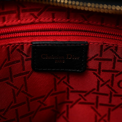 Christian Dior Lambskin Cannage Large Lady Dior Black 6 of 17