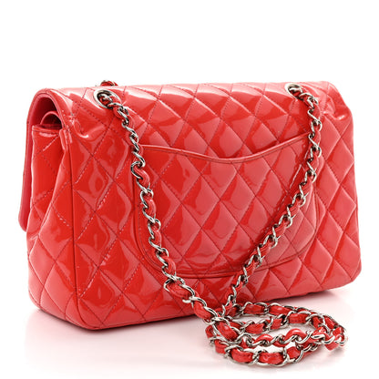 Chanel Patent Quilted Medium Double Flap Fuchsia 3 of 11
