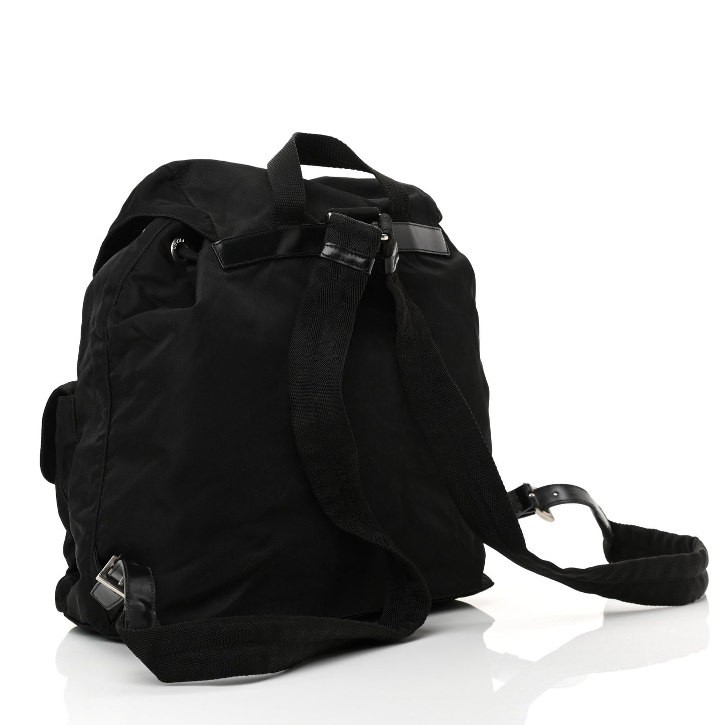 Nylon Vela Medium Backpack Black