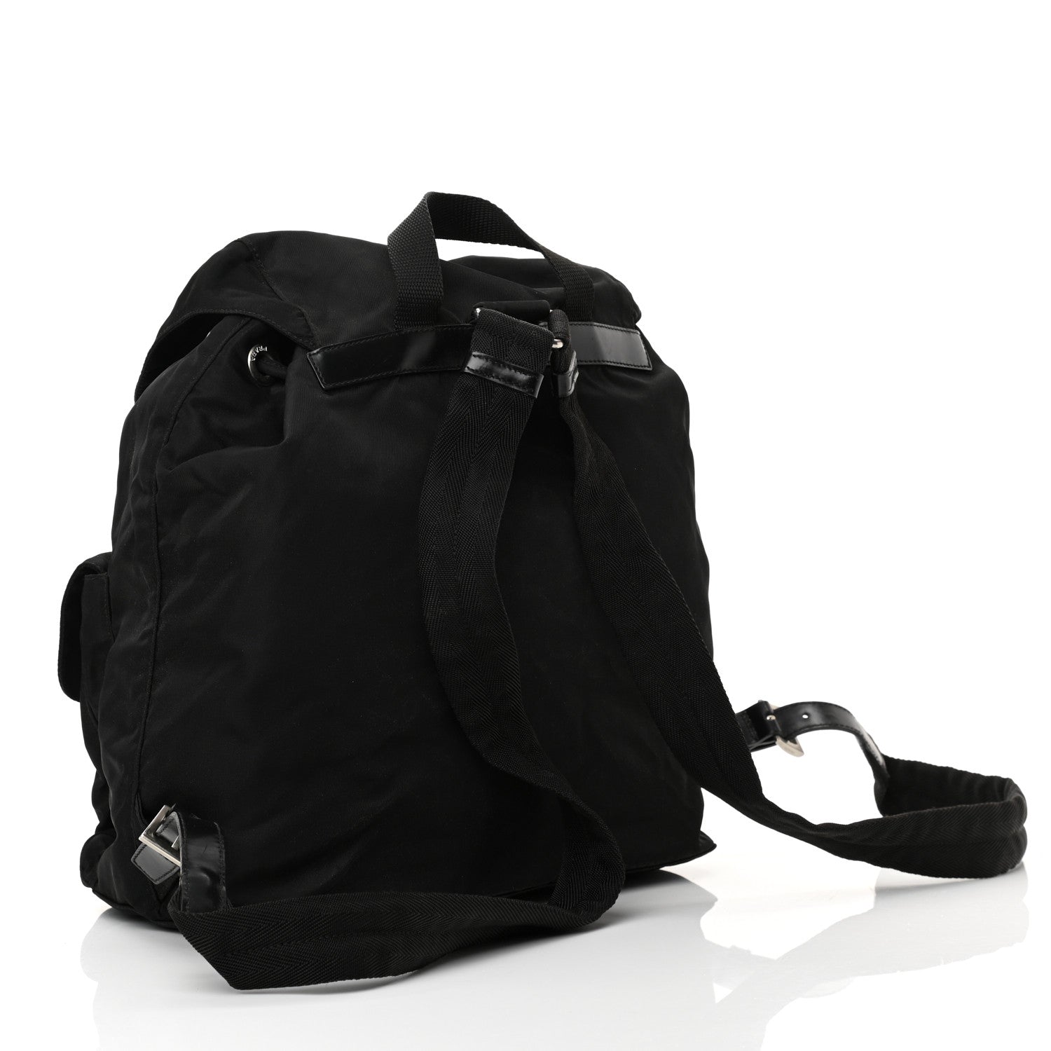 Prada Nylon Vela Medium Backpack Black 3 of 11