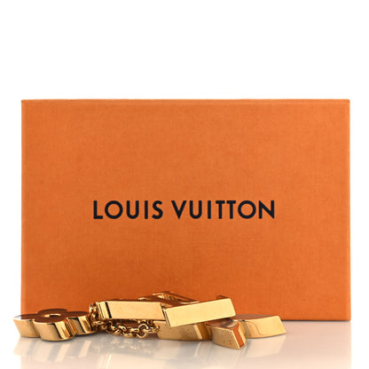 Louis Vuitton Fleur De Monogram Bag Charm Dore 5 of 5