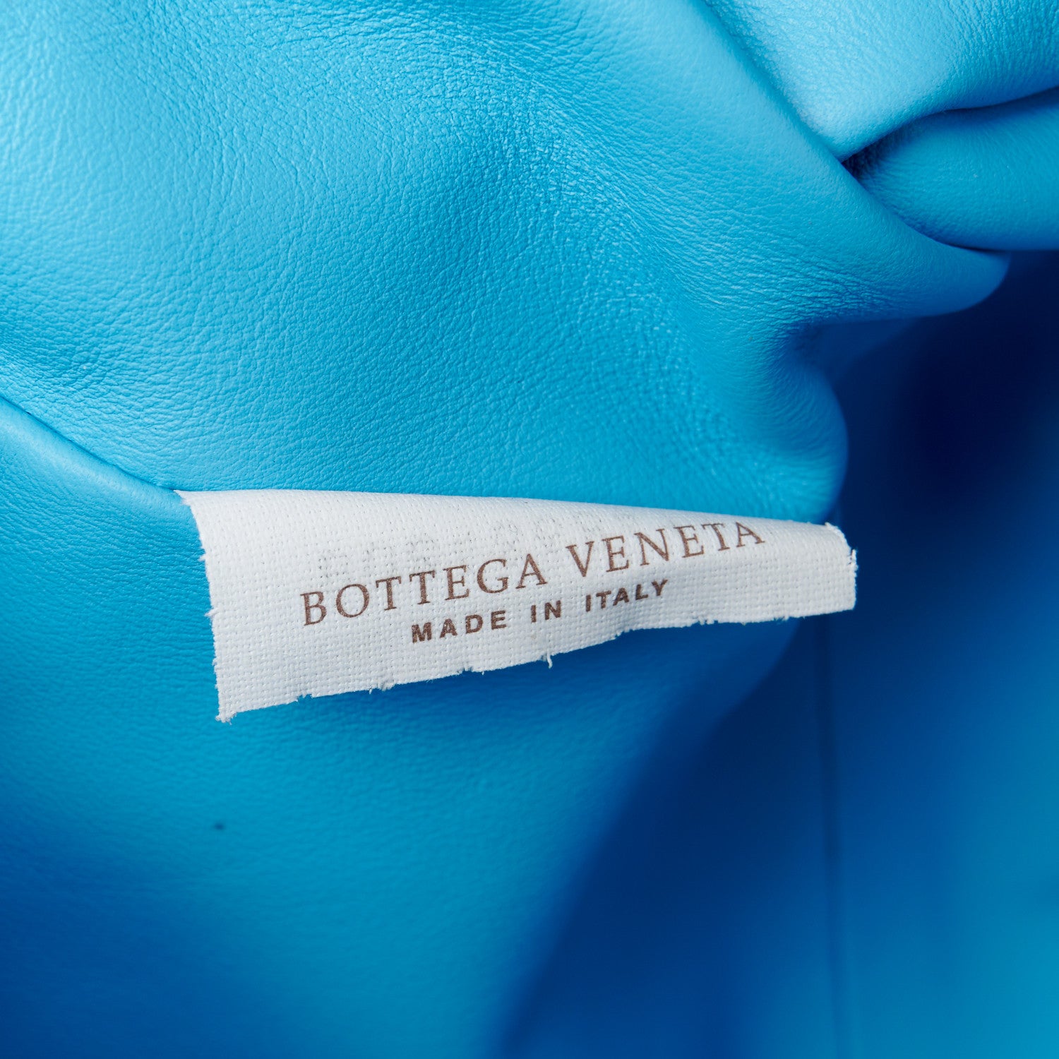 Bottega Veneta Smooth Butter Calf The Pouch Oversized Clutch Sky Blue 7 of 9
