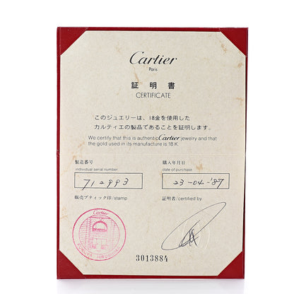 Cartier 18K Pink Yellow White Gold Diamond C De Ring 57 7.5 6 of 6