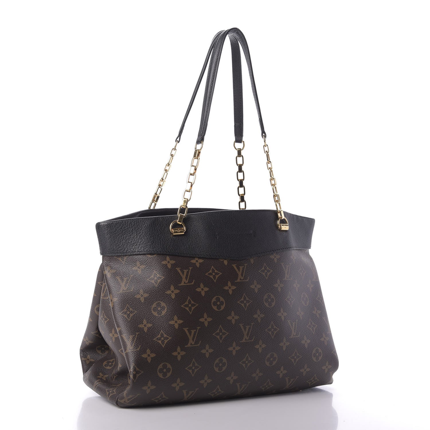 Louis Vuitton Monogram Pallas Shopper Black 3 of 10