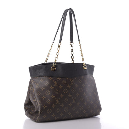 Louis Vuitton Monogram Pallas Shopper Black 3 of 10