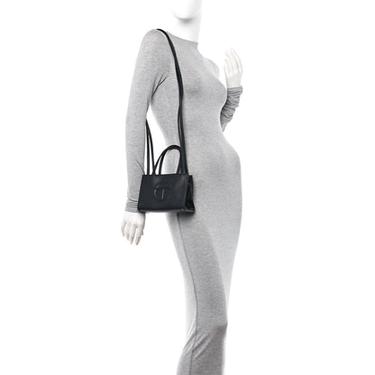 Telfar Vegan Leather Small Shopping Bag Black 2 of 9