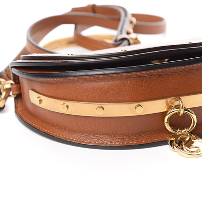 Chloe Calfskin Small Nile Bracelet Minaudiere Bag Caramel 9 of 11
