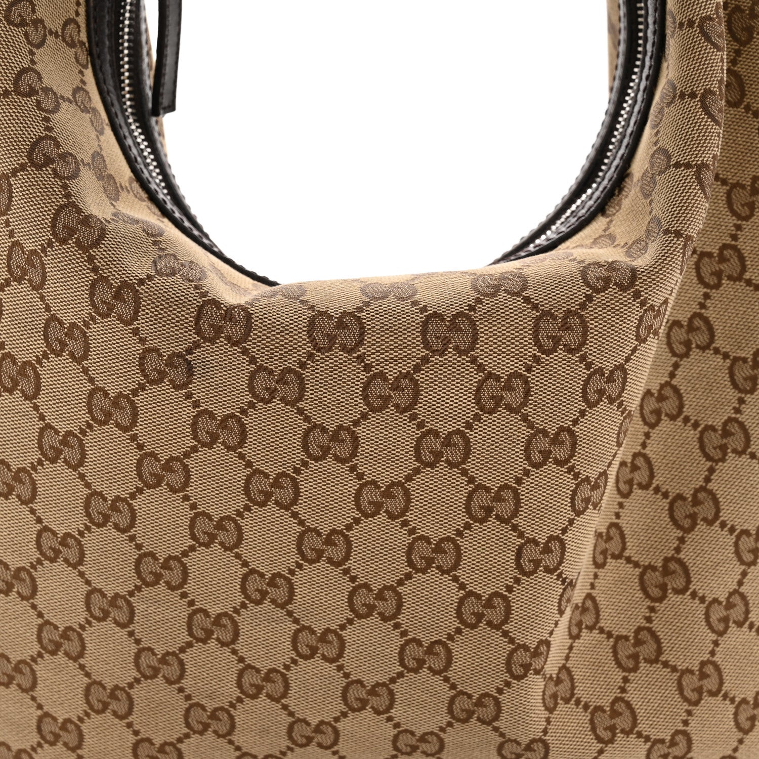 Gucci Monogram Large GG Twins Hobo Dark Brown 8 of 14