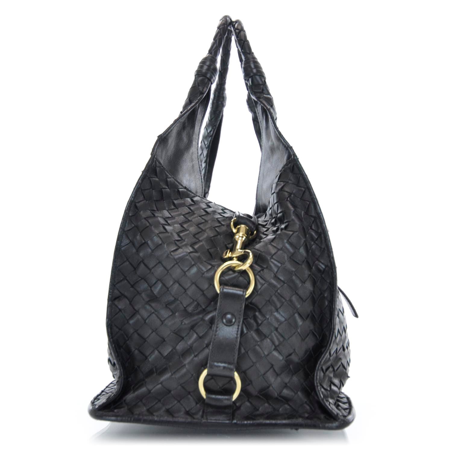Bottega Veneta Nappa Intrecciato Bag Nero Black 4 of 10
