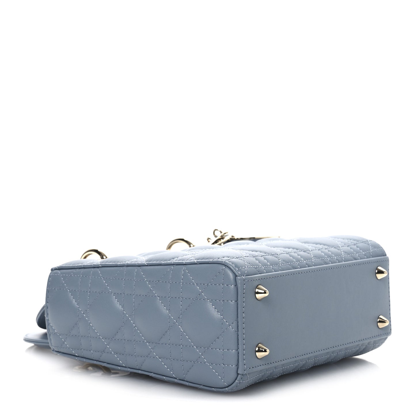 Lambskin Cannage Small My ABCDior Lady Dior Cloud Blue