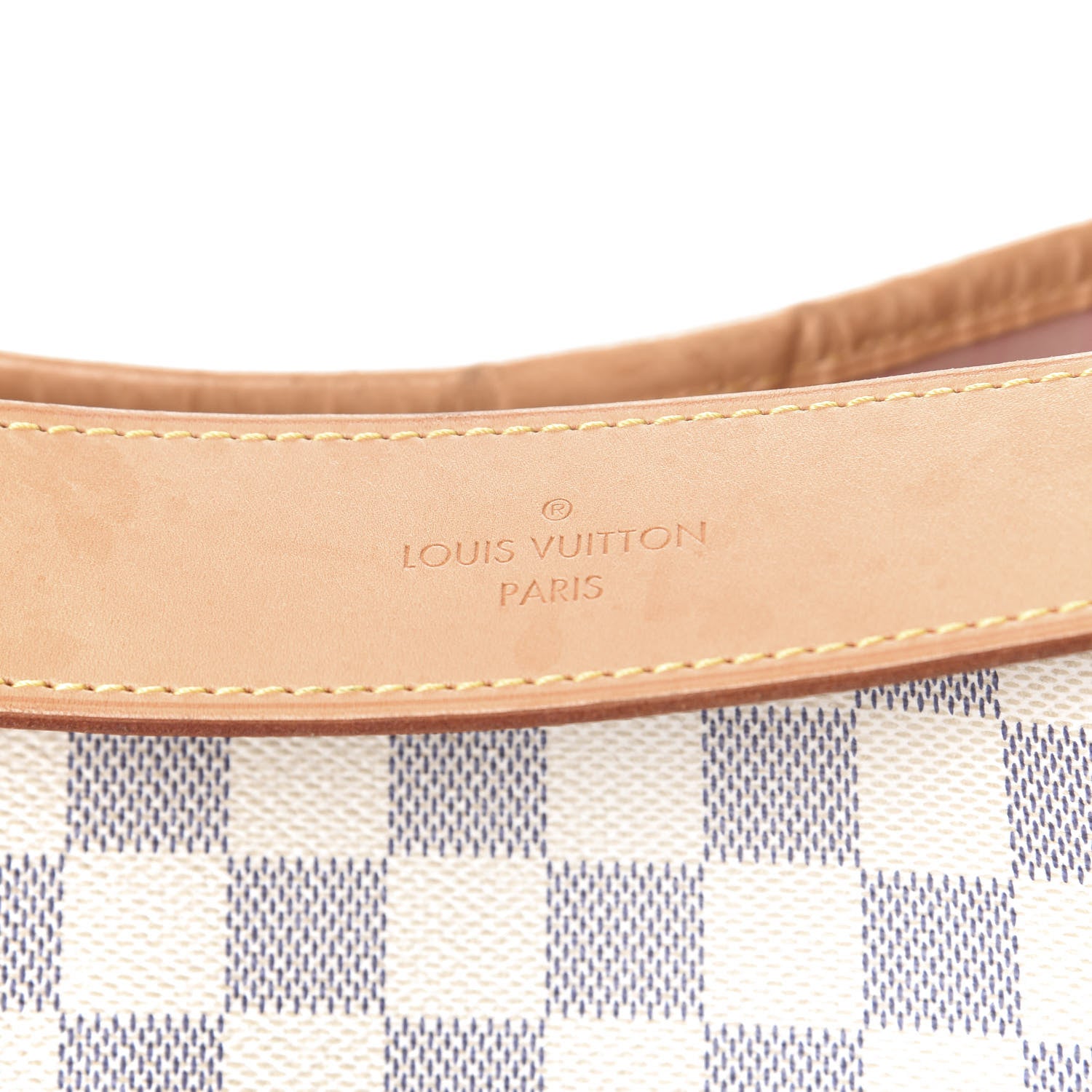 Louis Vuitton Damier Azur Delightful MM Rose Ballerine 7 of 10