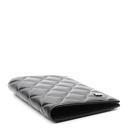 Chanel Calfskin Quilted Passport Holder Black 4 of 6
