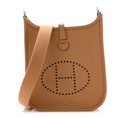 Hermes Taurillon Clemence Evelyne TPM Biscuit 2 of 21