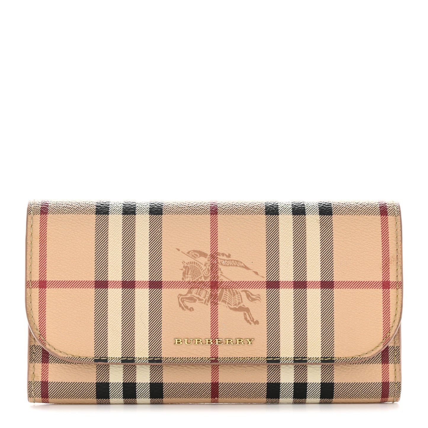 Haymarket Check Halton Wallet Dark Sand