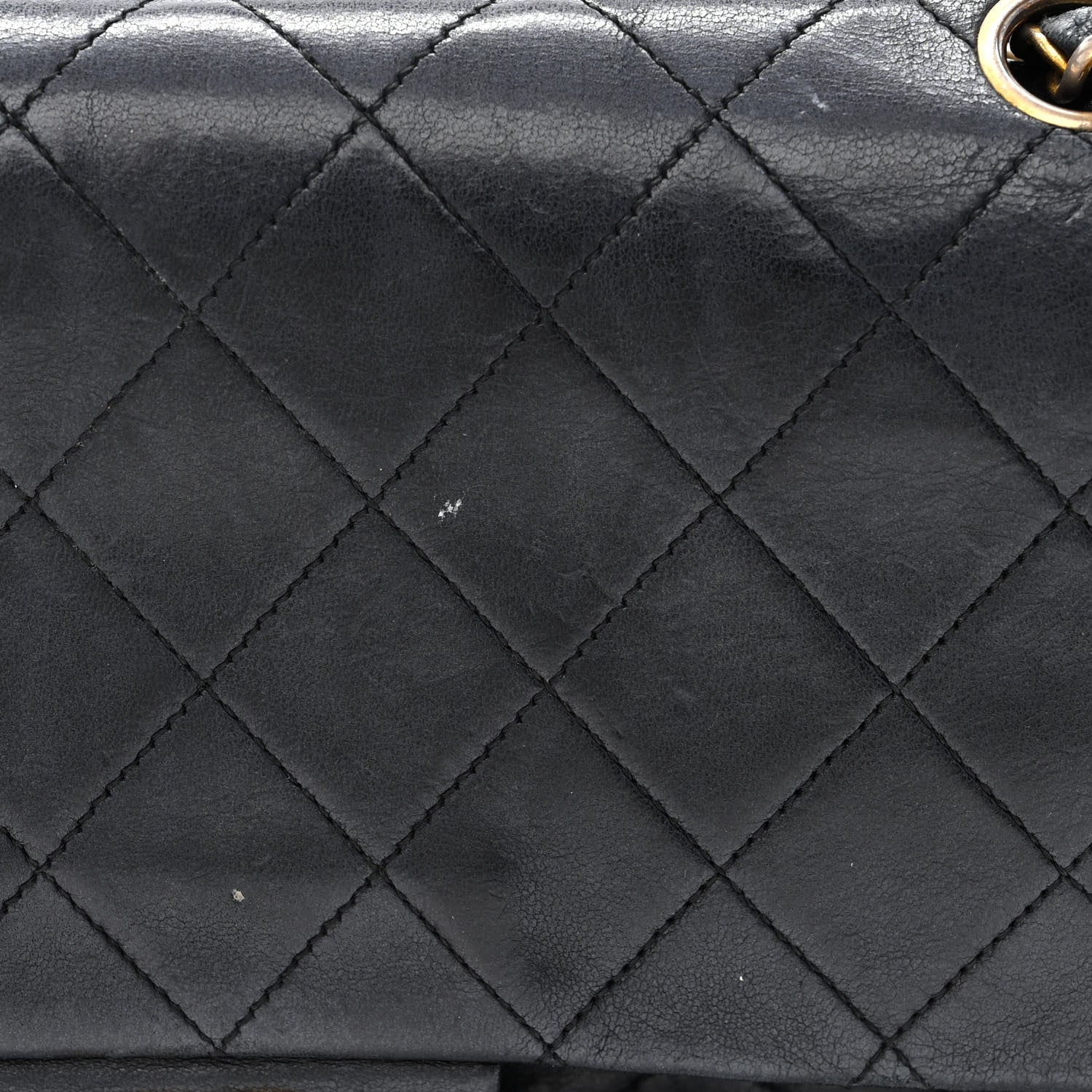Chanel Lambskin Quilted Medium Double Flap Black 12 of 15