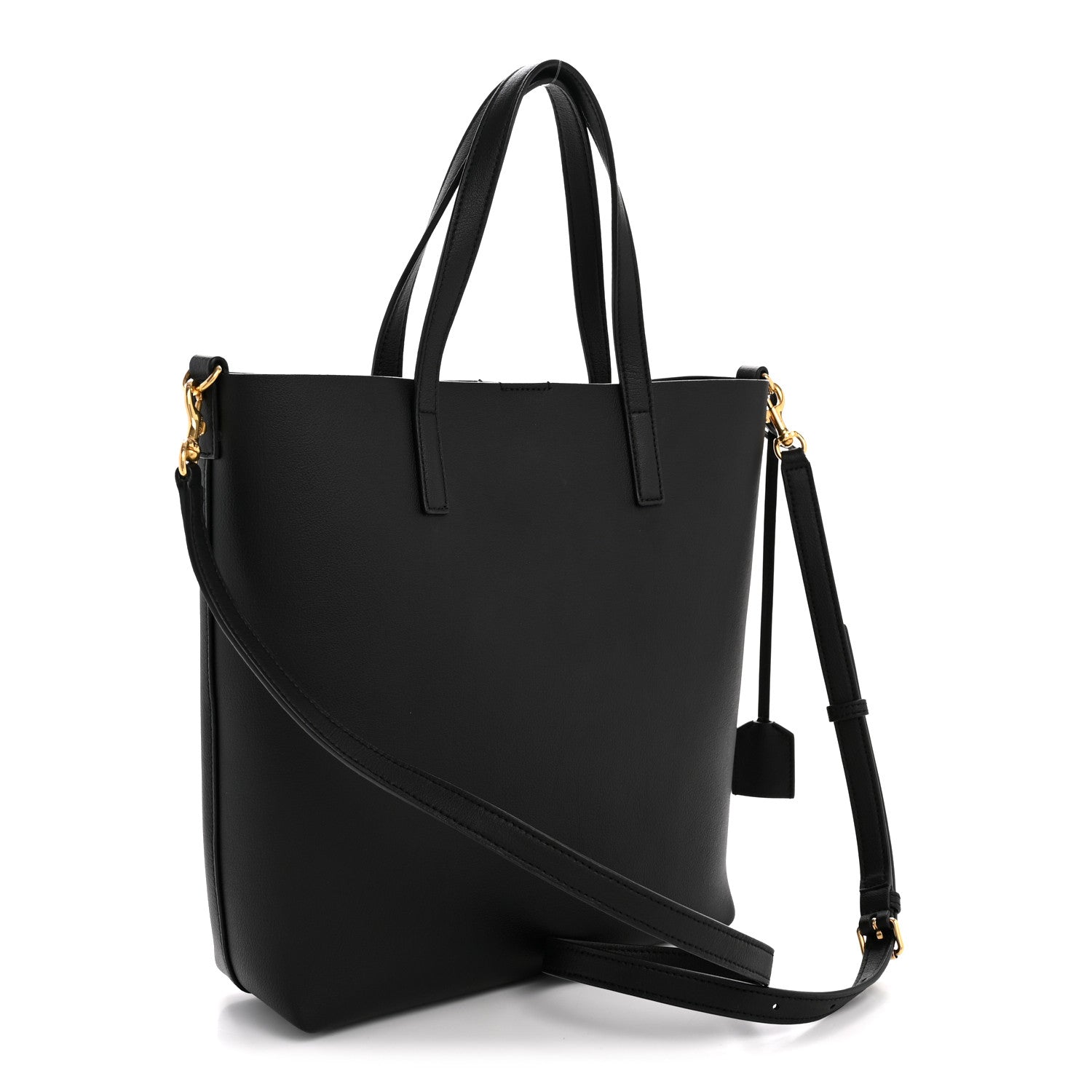 Saint Laurent Calfskin Toy Shopping Tote Black 3 of 12