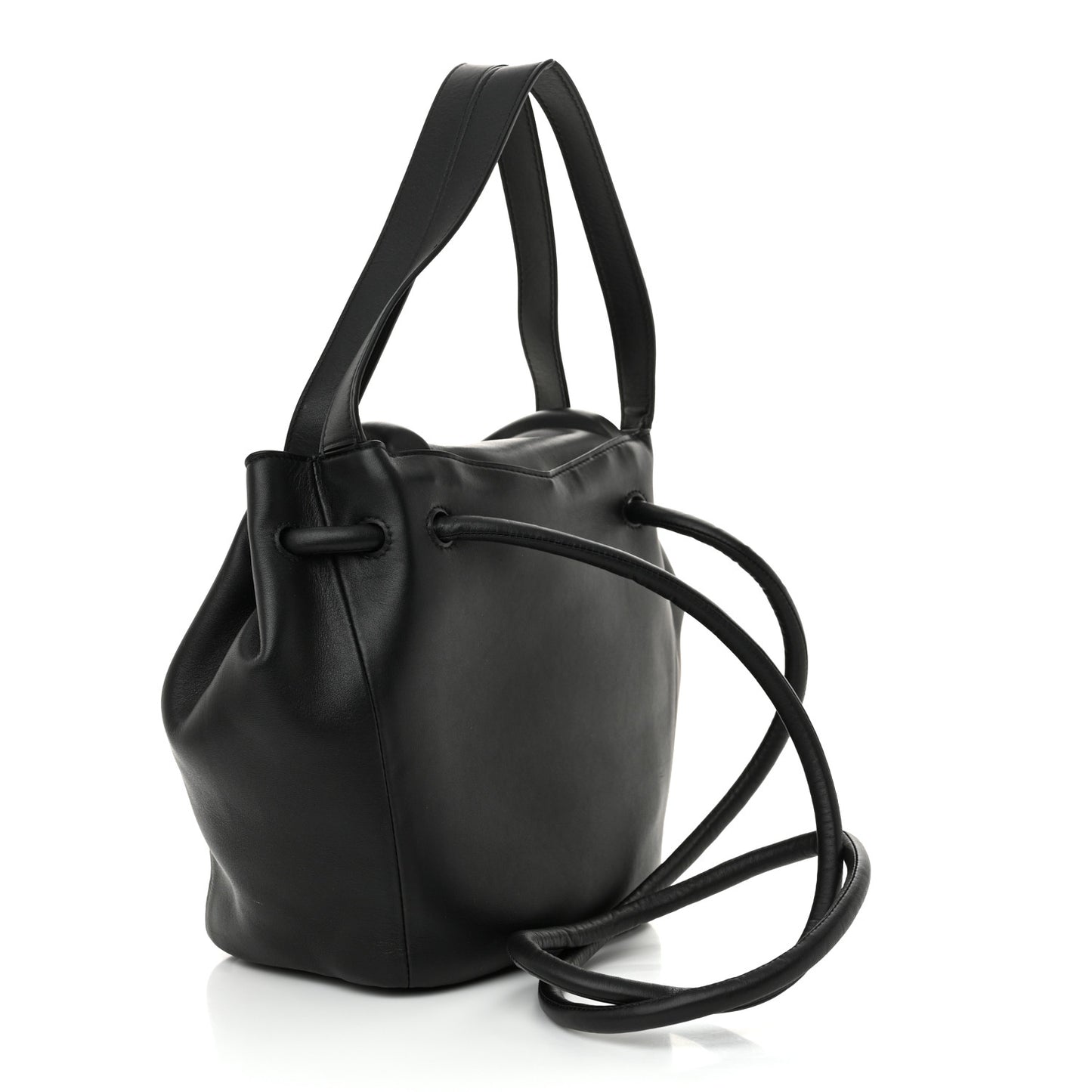 Calfskin Small Beak Tote Black