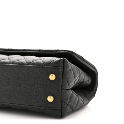 Chanel Caviar Quilted Mini Coco Handle Flap Black 10 of 12