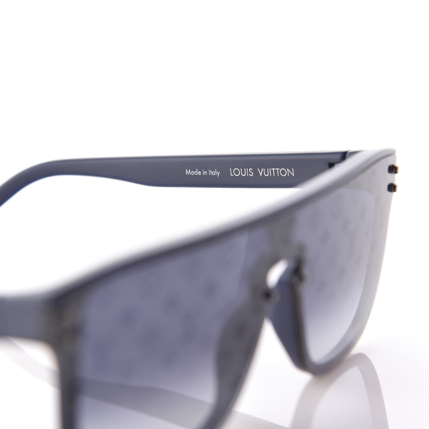 Louis Vuitton Acetate Monogram Waimea Sunglasses Z2328W Blue 5 of 7