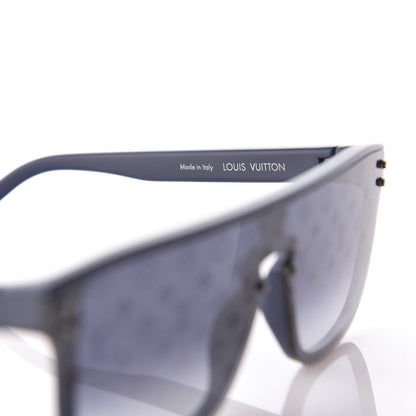 Louis Vuitton Acetate Monogram Waimea Sunglasses Z2328W Blue 5 of 7