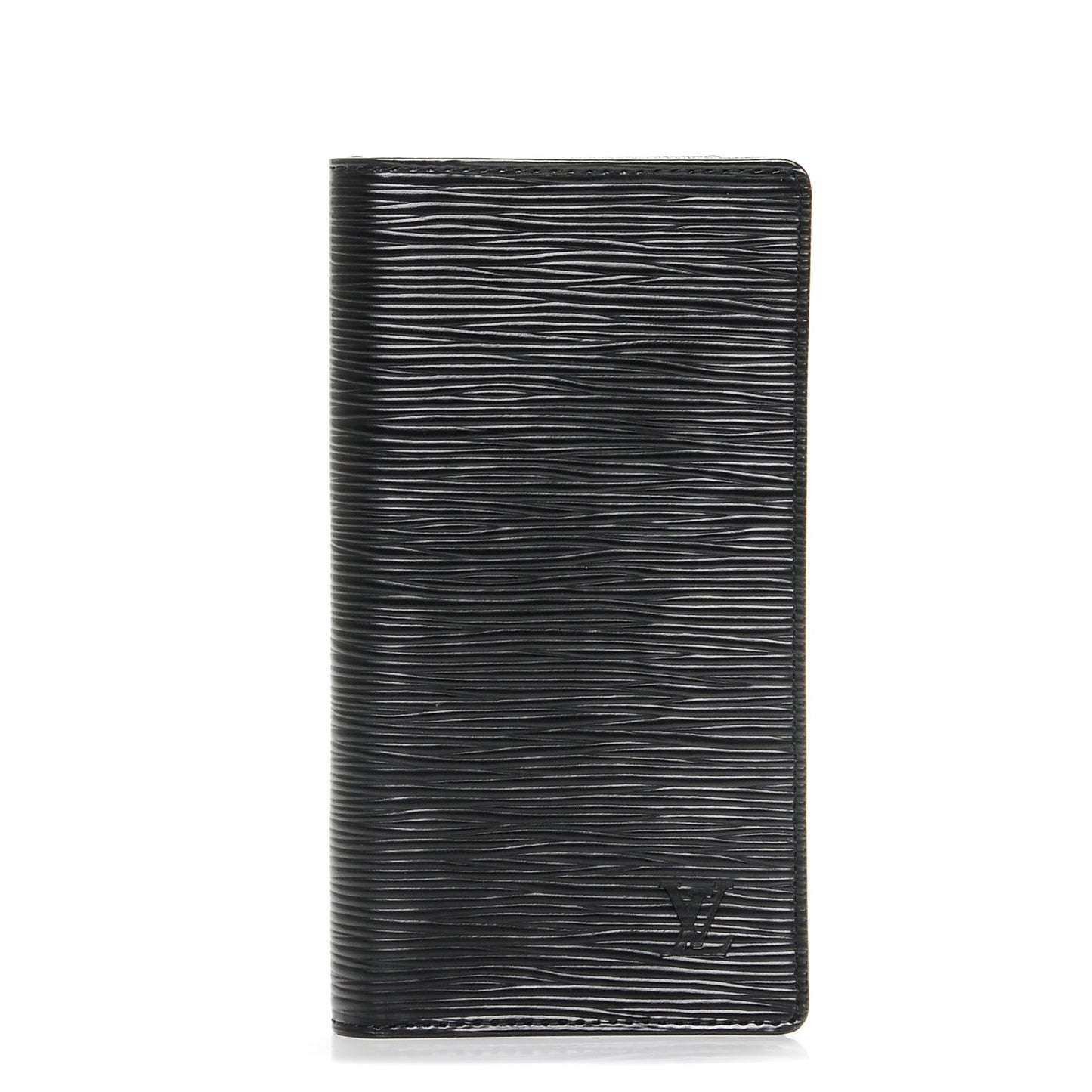 Epi Checkbook Organizer Wallet Black