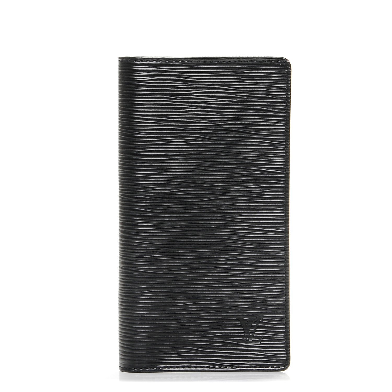 Louis Vuitton Epi Checkbook Organizer Wallet Black 1 of 7