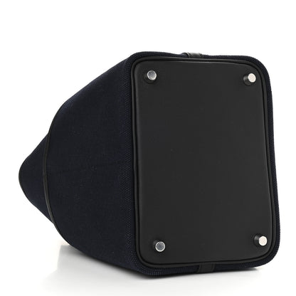 Hermes Toile Goeland Swift Cargo Picotin Lock 18 Bleu Marine 4 of 11