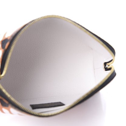 Louis Vuitton Monogram Giant Crafty Cosmetic Pouch Crème Caramel 5 of 7
