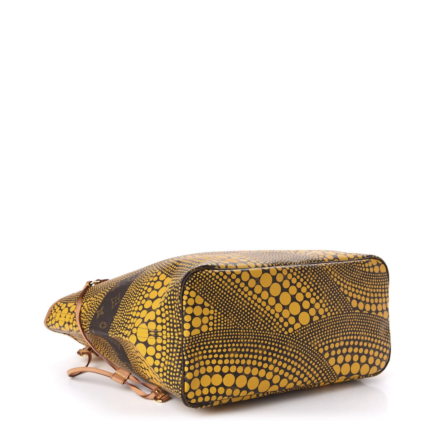 Monogram Kusama Waves Neverfull MM Yellow