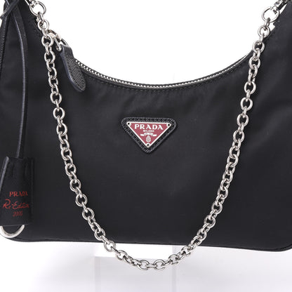 Prada Nylon Lunar New Year Re-Edition 2005 Shoulder Bag Black 9 of 9