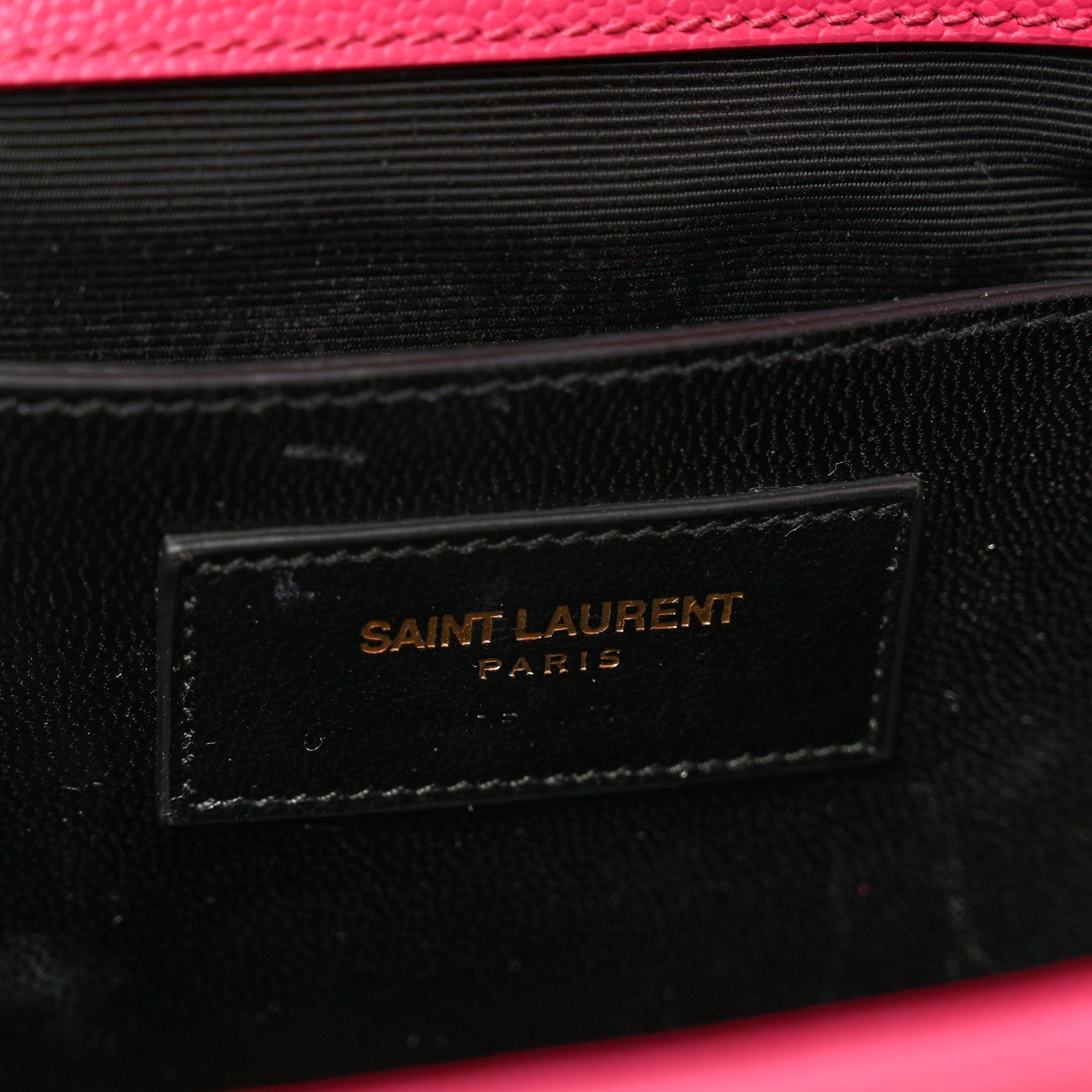 Saint Laurent Grain De Poudre Classic Monogram Cassandre Clutch Lipstick Fuchsia 6 of 9