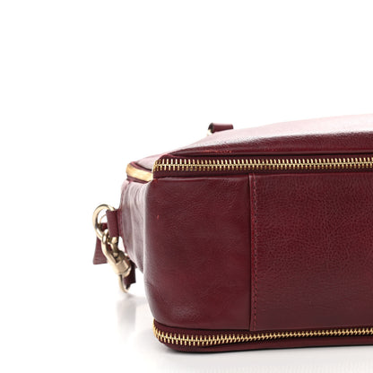 Givenchy Calfskin Top Handle Satchel Burgundy 9 of 13