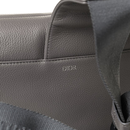 Christian Dior Calfskin Mens Saddle Bag Grey 9 of 15