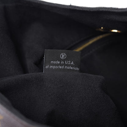Louis Vuitton Monogram Flower Hobo Black 9 of 14
