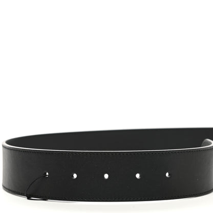 Gucci Moon Calfskin Pearl Double G 40mm Belt 90 36 Black Cream 4 of 5
