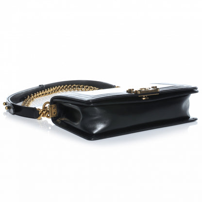 Chanel Glazed Calfskin Medium Boy Flap Black 4 of 7
