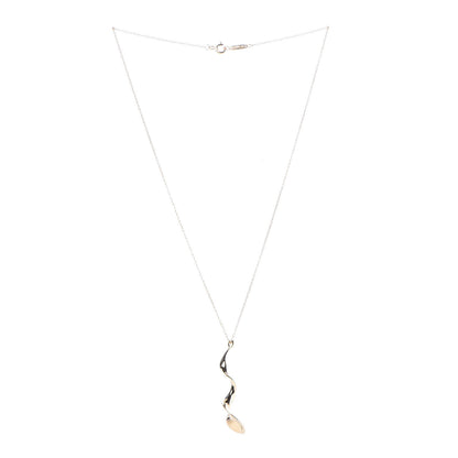 Tiffany 18K Yellow Gold Frank Gehry Orchid Pendant Necklace 3 of 7