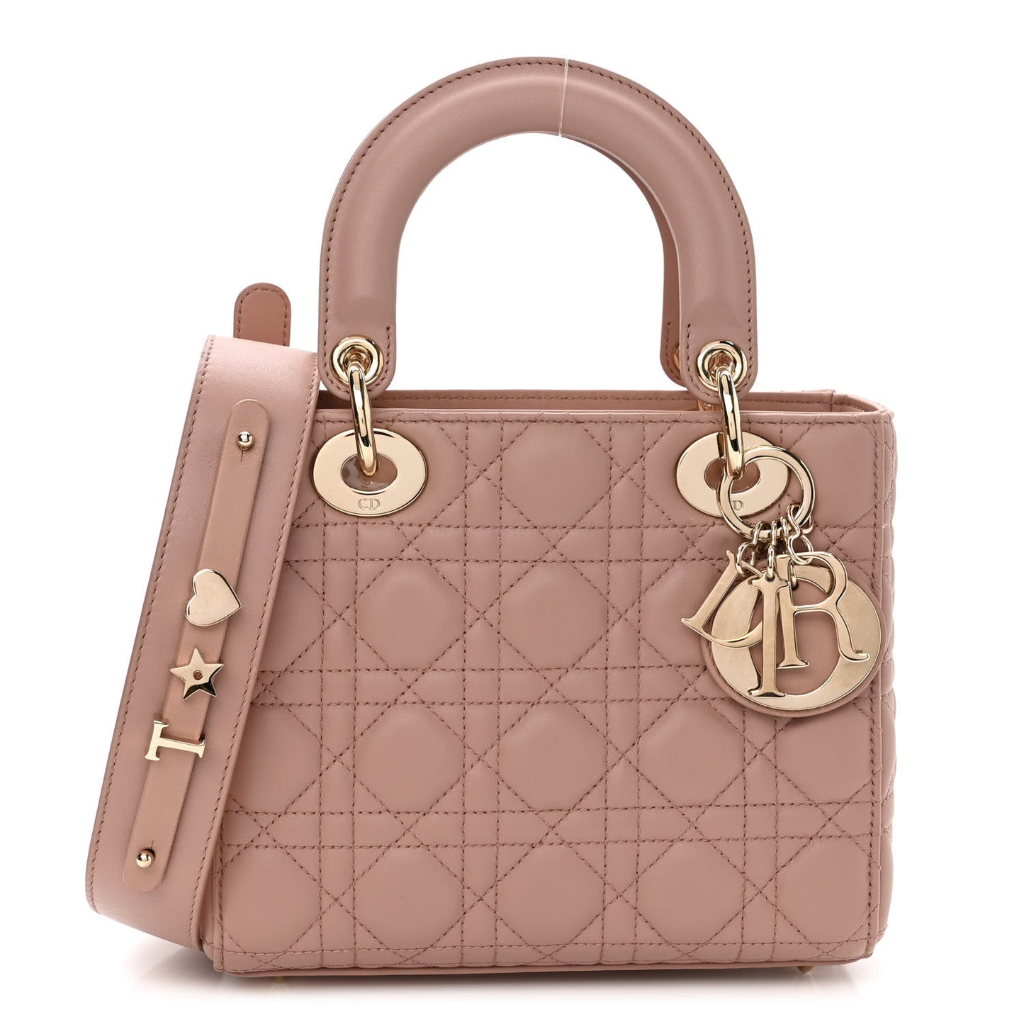 Lambskin Cannage Small My ABC Dior Lady Dior Blush