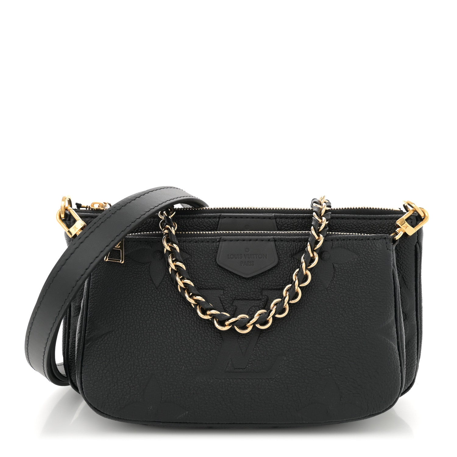 Louis Vuitton Empreinte Monogram Giant Multi Pochette Accessories Black 1 of 11