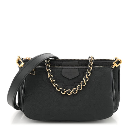 Louis Vuitton Empreinte Monogram Giant Multi Pochette Accessories Black 1 of 11