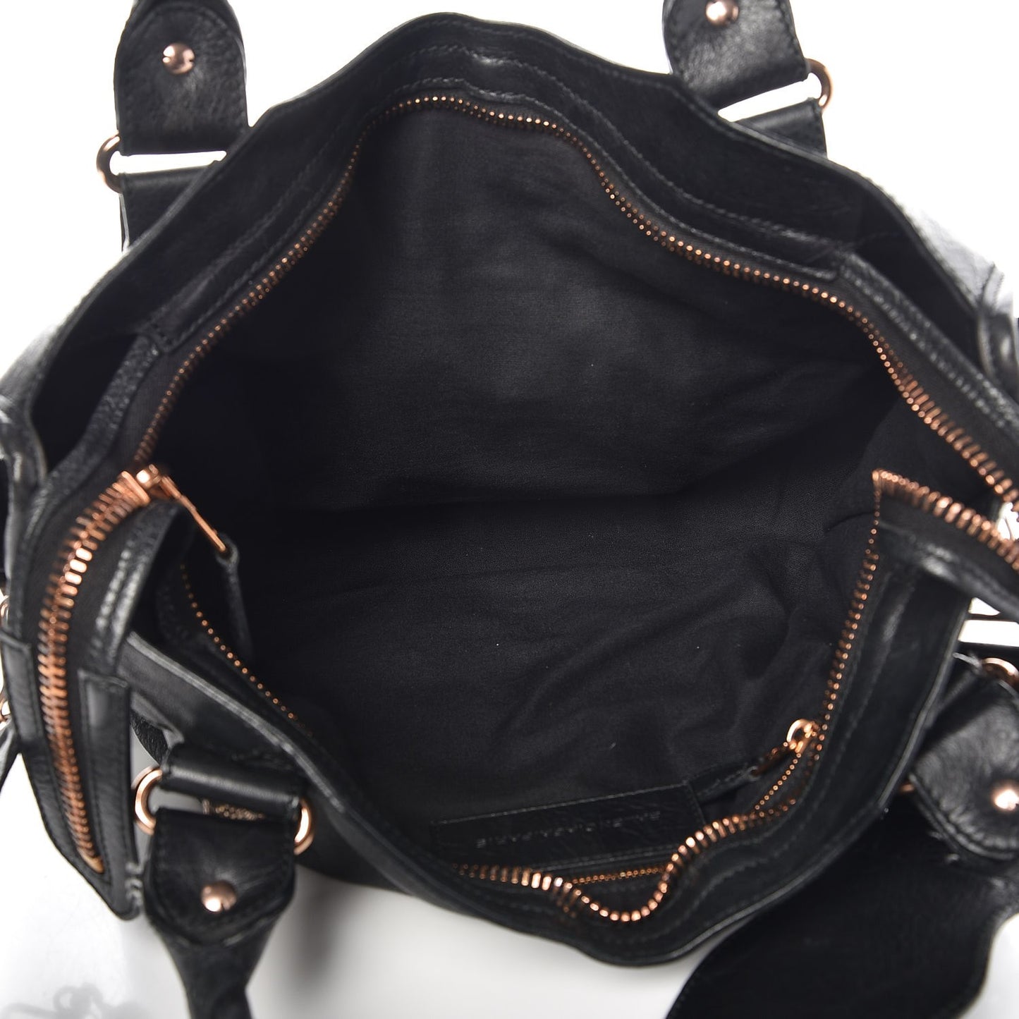 Agneau Giant 21 Rose Gold Hardware City Black