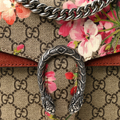 Gucci GG Supreme Monogram Blooms Mini Dionysus Shoulder Bag Beige Multicolor Dry Rose 5 of 11