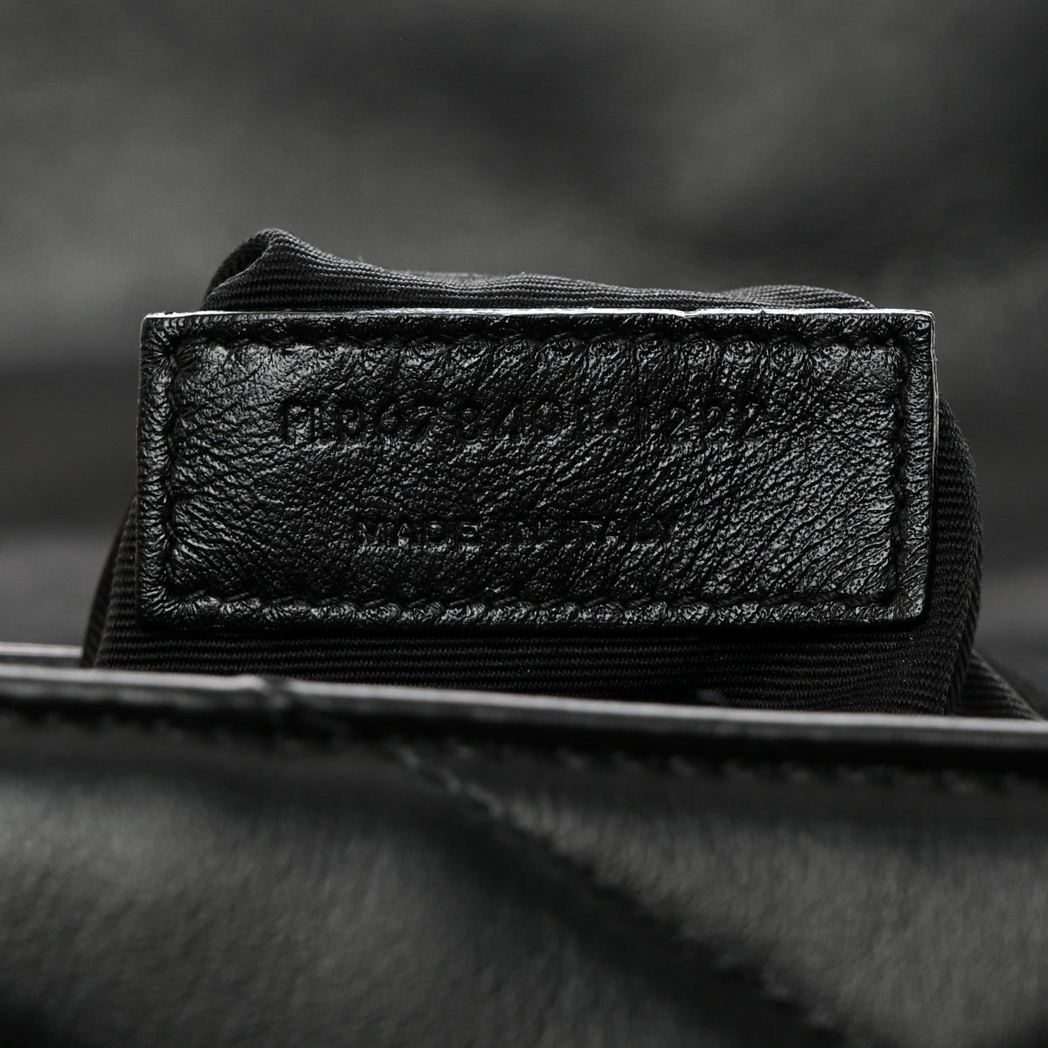 Saint Laurent Calfskin Y Quilted Monogram Toy Loulou Crossbody Bag Black 8 of 11
