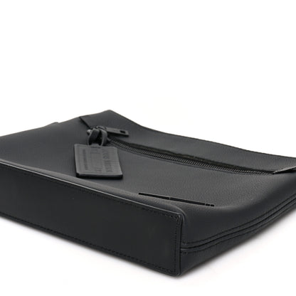 Louis Vuitton Grained Calfskin Aerogram Takeoff Pouch Black 7 of 7