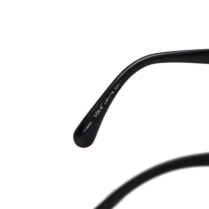 Chanel Acetate Strass Polarized Square Sunglasses 5422-B Black 5 of 8